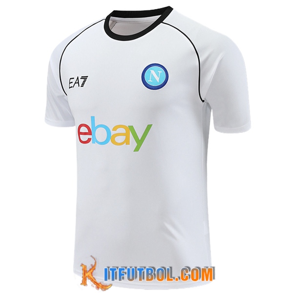 Camiseta Entrenamiento SSC Napoli Blanco 2024/2025