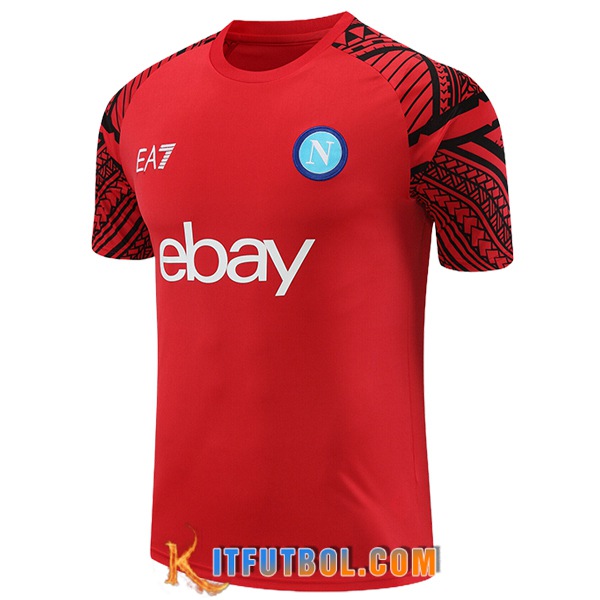 Camiseta Entrenamiento SSC Napoli Rojo 2024/2025