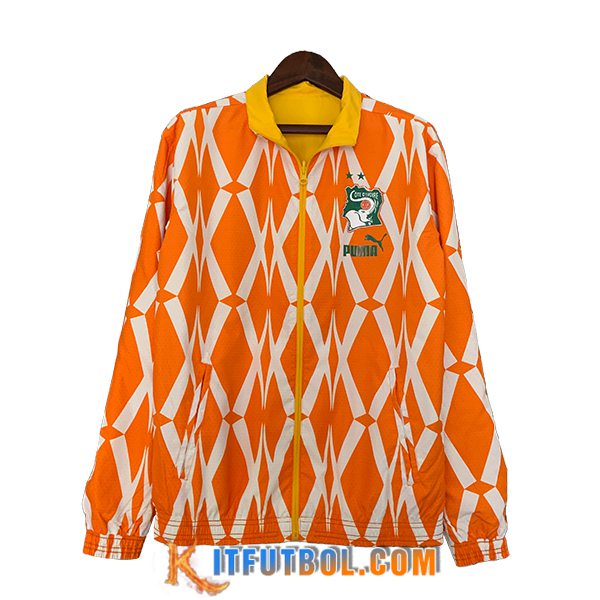 Rompevientos Costa De Marfil Naranja/Blanco 2023/2024