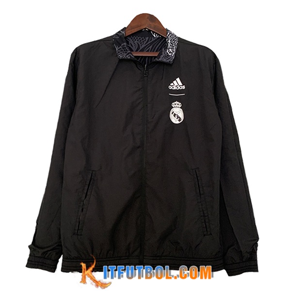 Rompevientos Real Madrid Negro 2023/2024