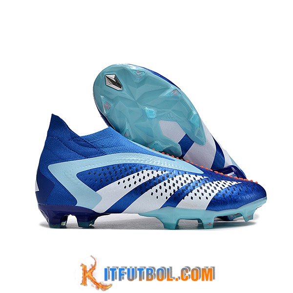 Adidas Botas De Fútbol PREDATOR ACCURACY+ FG BOOTS Azul/Blanco