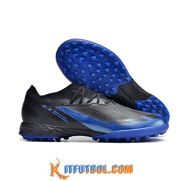 Adidas Botas De Fútbol X CRAZYFAST.1 TF BOOTS Negro/Azul