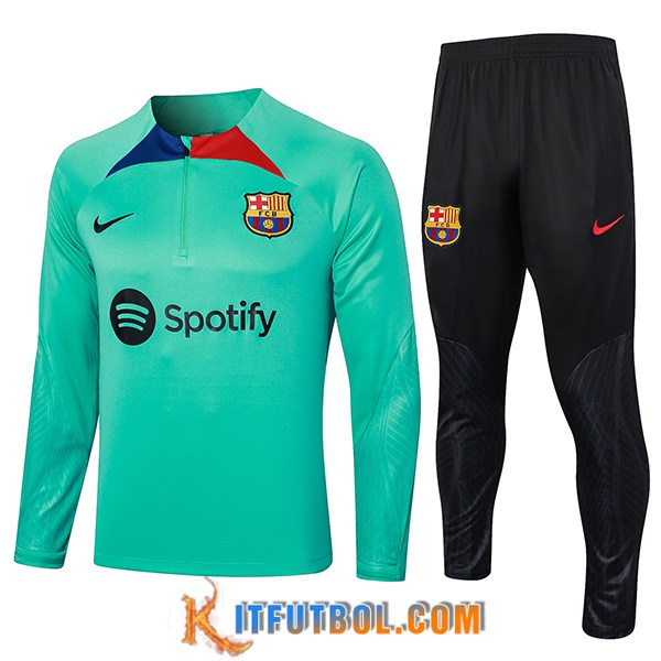 Chandal Equipos De Futbol FC Barcelona Verde 2023/2024 -06