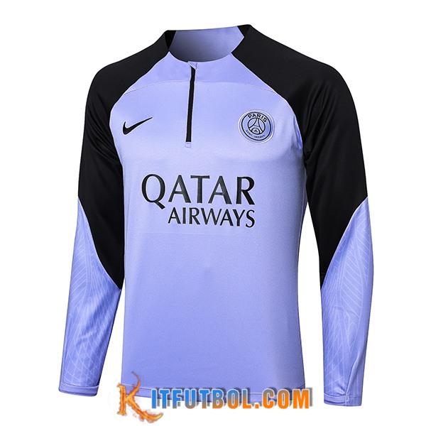 Sudadera De Entrenamiento PSG Violeta/Negro 2023/2024
