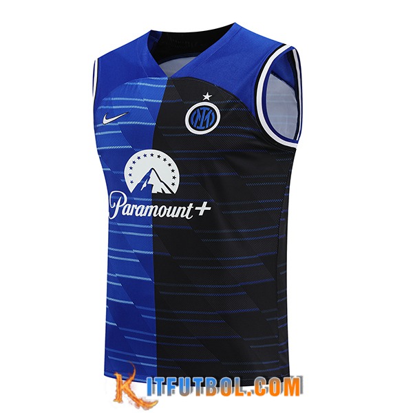 Chalecos De Futbol Inter Milan Azul/Negro 2024/2025
