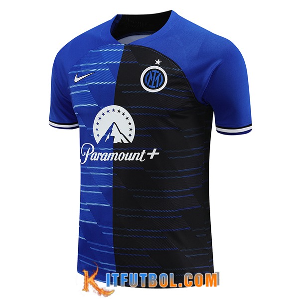 Camiseta Entrenamiento Inter Milan Azul/Negro 2024/2025