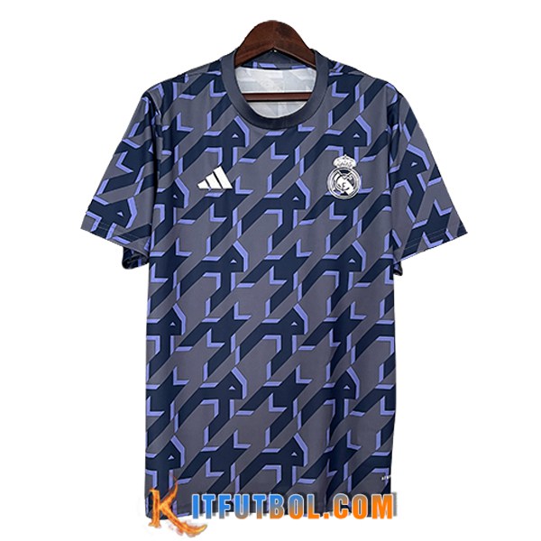 Camiseta Entrenamiento Real Madrid Gris/Azul/Violeta 2024/2025