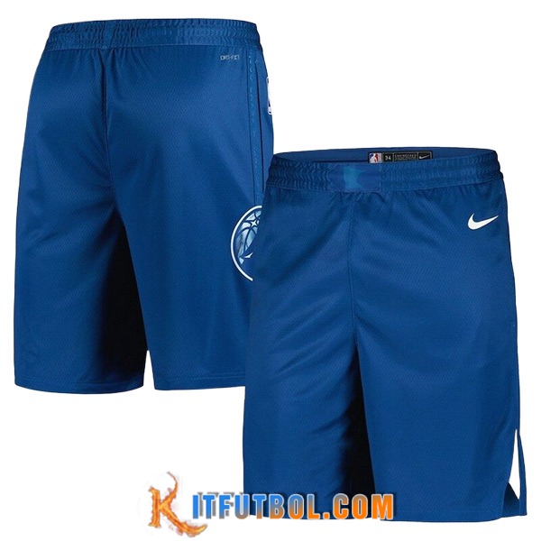 Cortos NBA Minnesota Timberwolves 2024/25 Azul -02
