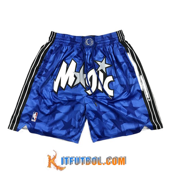 Cortos NBA Orlando Magic 2024/25 Negro/Azul/Blanco