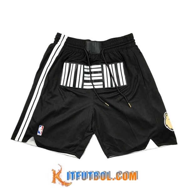 Cortos NBA Memphis Grizzliess 2024/25 Negro/Blanco