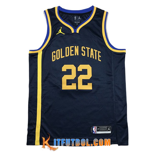 Camisetas Golden State Warriors (WIGGINS #22) 2024/25 Azul Oscuro