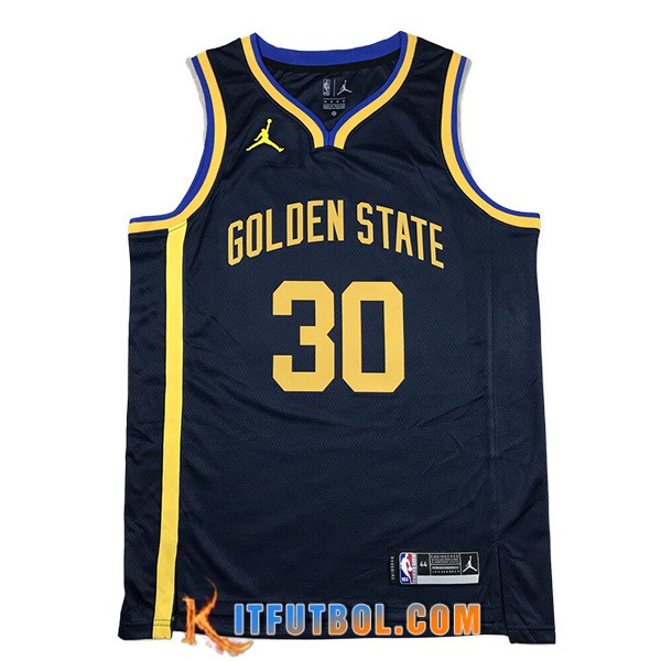 Camisetas Golden State Warriors (CURRY #30) 2024/25 Azul Oscuro