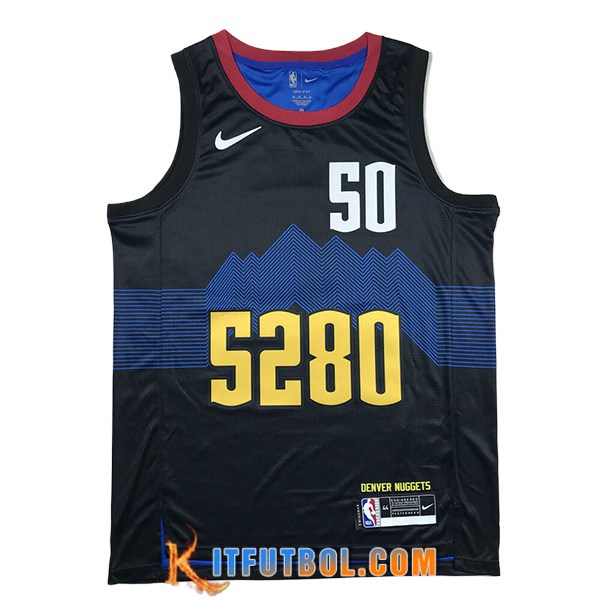 Camisetas Denver Nuggets (GORDON #50) 2024/25 Negro/Azul