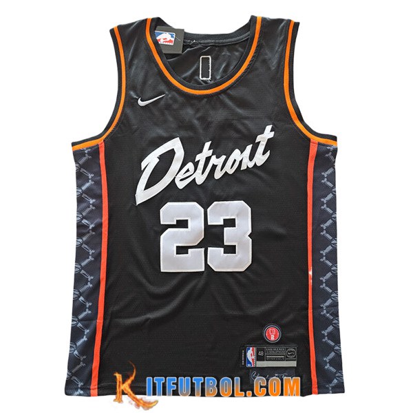 Camisetas Detroit Pistons (IVEY #23) 2024/25 Negro