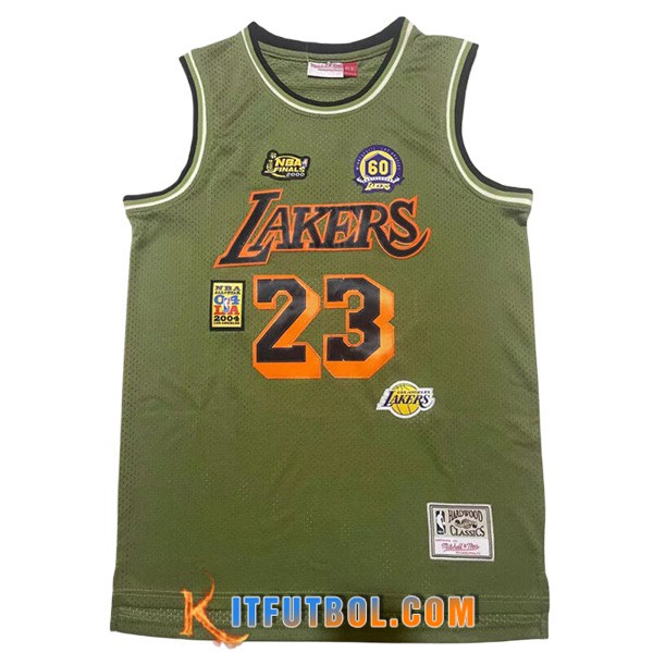 Camisetas Los Angeles Lakers (JAMES #23) 2024/25 Verde