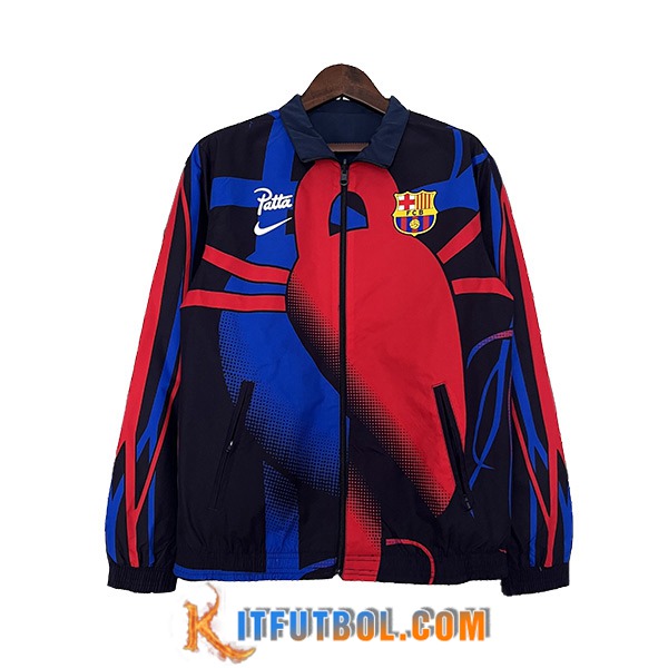 Rompevientos FC Barcelona Negro/Azul/Rojo 2023/2024