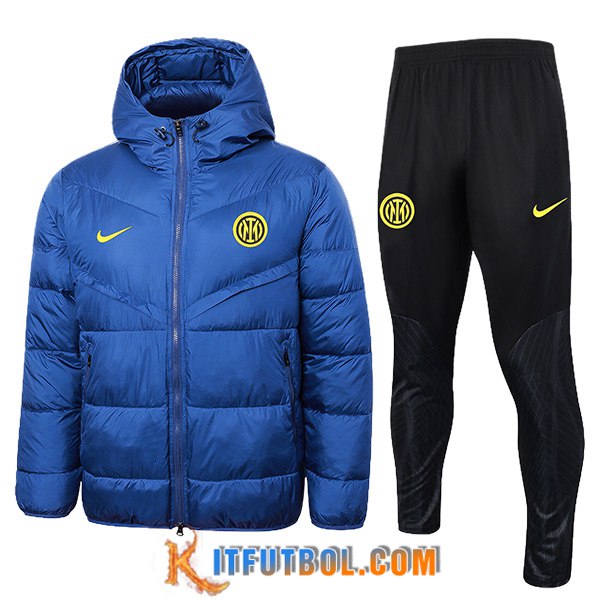 Chandal Plumas Con Capucha Inter Milan Azul 2024/2025