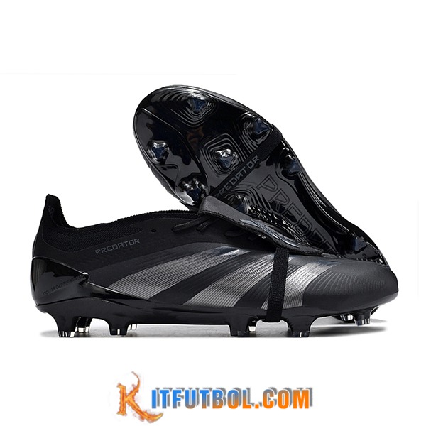 Adidas Botas De Fútbol Predator Elite Tongue FG Negro