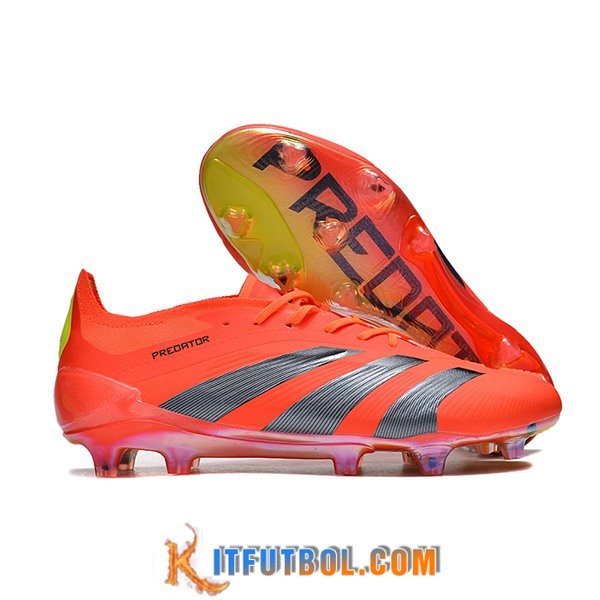 Adidas Botas De Fútbol Predator Elite FG Gris/Naranja