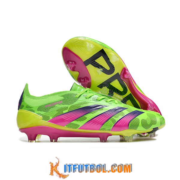 Adidas Botas De Fútbol Predator Elite FG Verde/Violeta