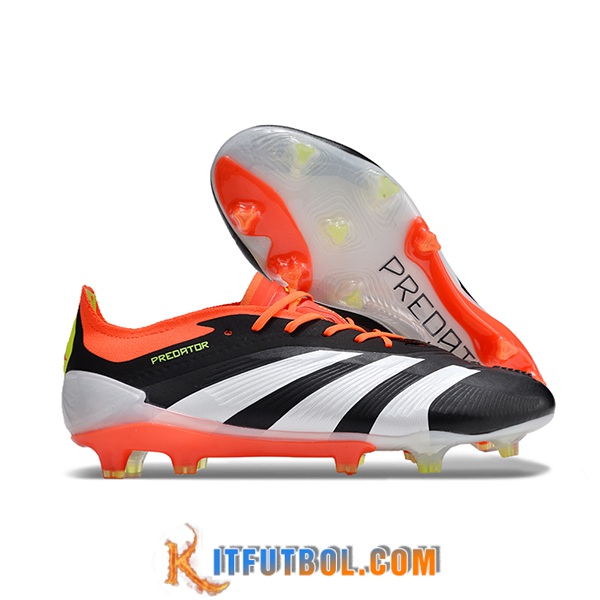 Adidas Botas De Fútbol Predator Elite FG Negro/Blanco/Violeta