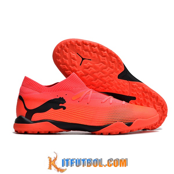 PUMA Botas De Fútbol FUTURE 7 ULTIMATE TF Rojo/Negro