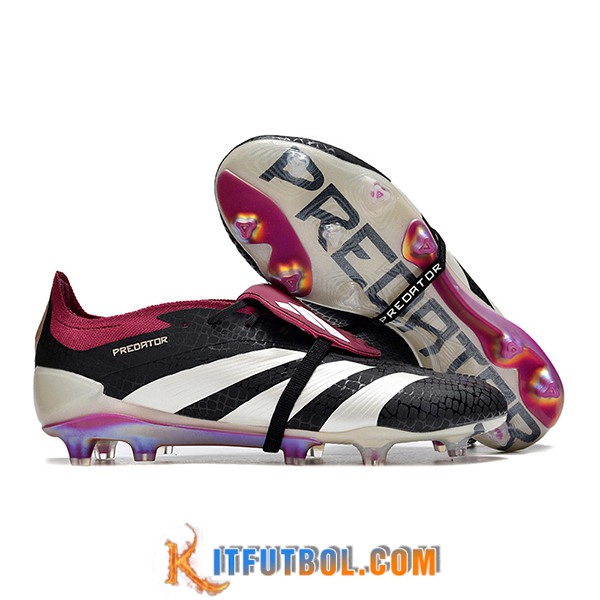 Adidas Botas De Fútbol PREDATOR ELITE FT FG BOOTS Negro/Blanco/Violeta