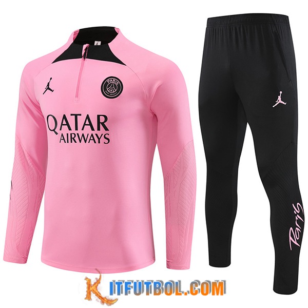 Chandal Equipos De Futbol Jordan PSG Rosa/Negro 2024/2025