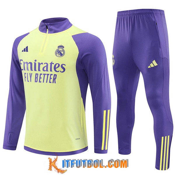 Chandal Equipos De Futbol Real Madrid Amarillo/Violeta 2024/2025