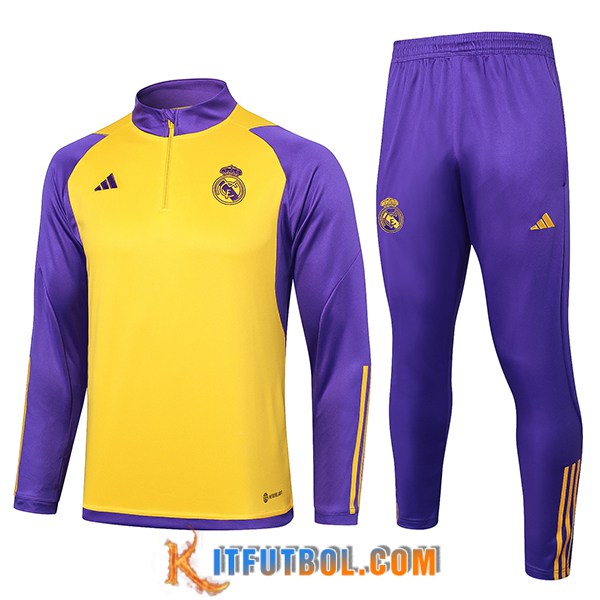 Chandal Equipos De Futbol Real Madrid Violeta/Amarillo 2024/2025