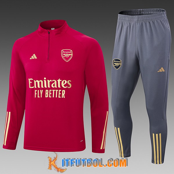 Chandal Equipos De Futbol Arsenal Ninos Rojo/Gris 2024/2025