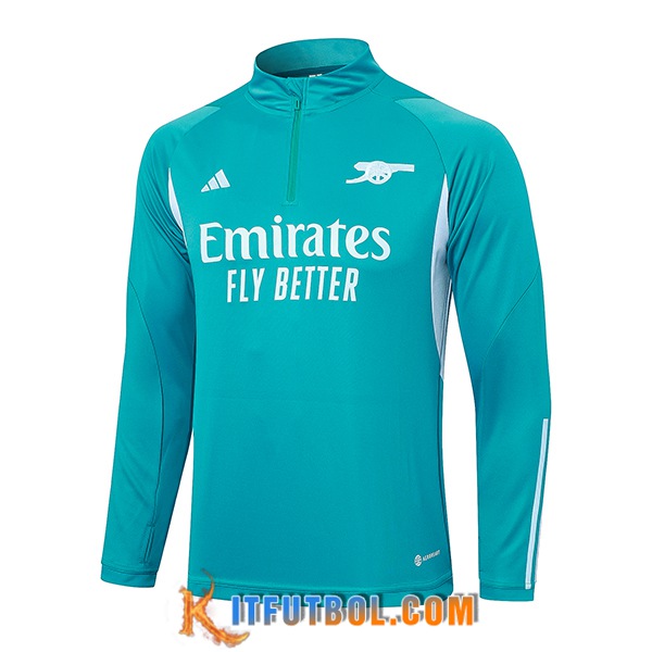 Sudadera De Entrenamiento Arsenal Verde/Azul 2024/2025