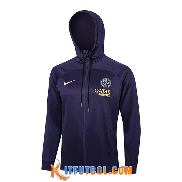 Chaqueta Con Capucha PSG Violeta 2024/2025