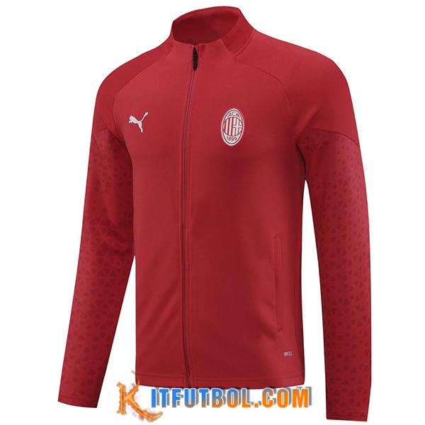 Chaquetas Futbol AC Milan Rojo 2024/2025