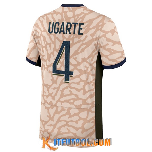 Camisetas De Futbol PSG (UGARTE #4) 2023/2024 Fourth