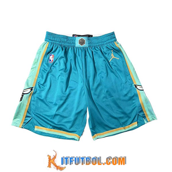 Cortos NBA Charlotte Hornets 2024/25 Azul/Verde