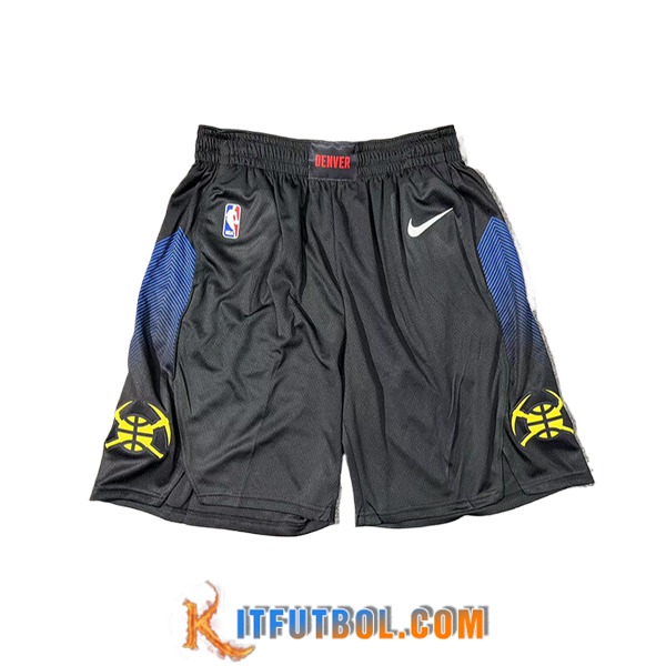 Cortos NBA Denver Nuggets 2024/25 Negro/Azul