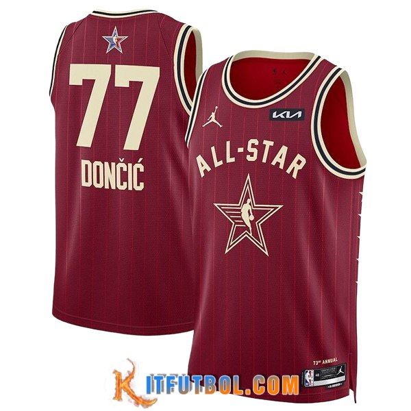 Camisetas De Futbol American All-Star (DONCIC #77) 2024/25 Rojo/Amarillo