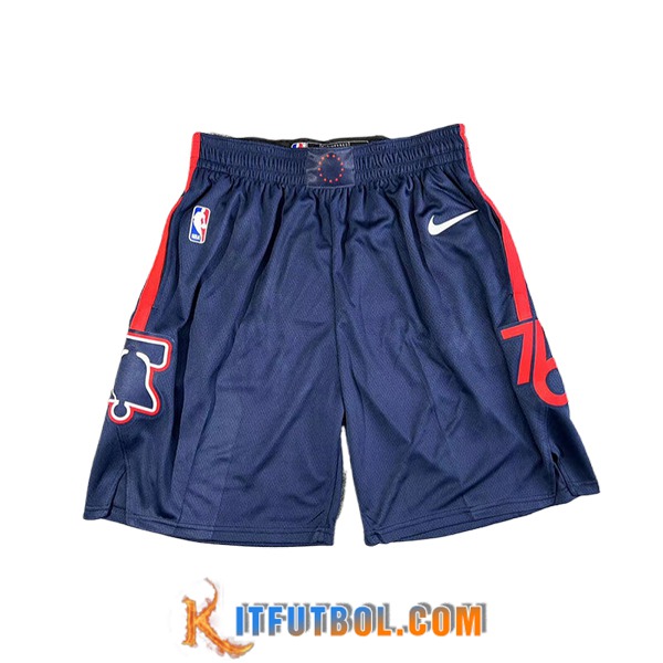 Cortos NBA Philadelphia 76ers 2024/25 Azul/Rojo -02