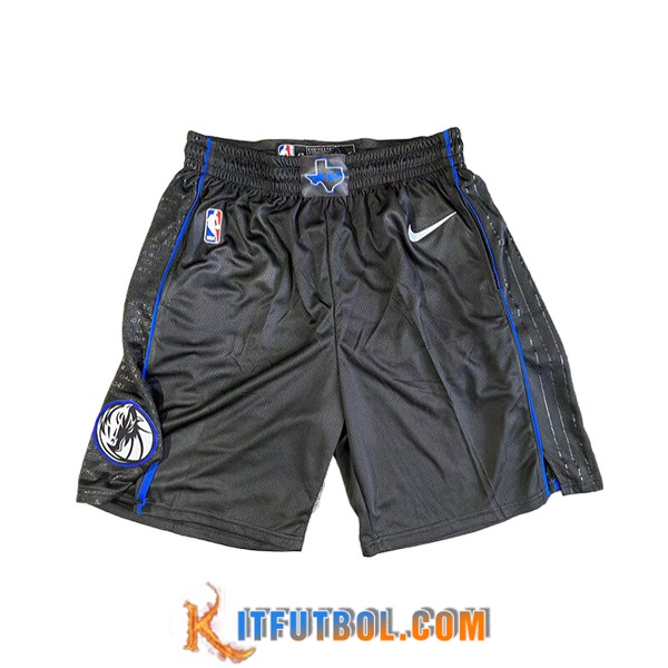 Cortos NBA Dallas Mavericks 2024/25 Negro/Azul