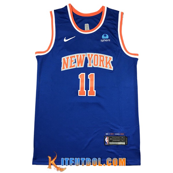 Camisetas De Futbol New York Knicks (MarrónSON #11) 2024/25 Azul