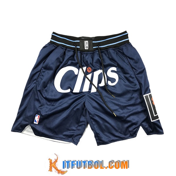 Cortos NBA Los Angeles Clippers 2024/25 Azul Oscuro