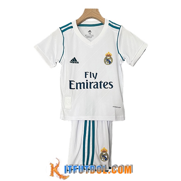 Camisetas De Futbol Real Madrid Retro Ninos Primera 2017/2018