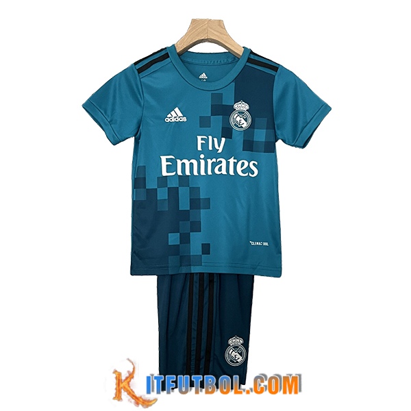 Camisetas De Futbol Real Madrid Retro Ninos Tercera 2017/2018