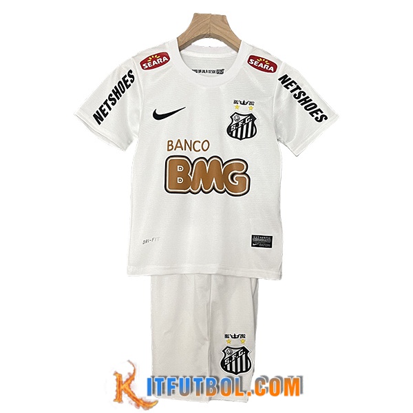 Camisetas De Futbol Santos Retro Ninos Primera 2011/2012