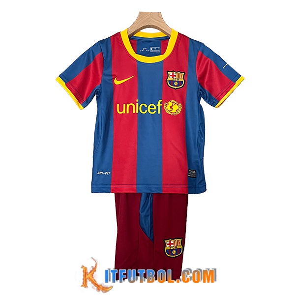Camisetas De Futbol FC Barcelona Retro Ninos Primera 2010/2011