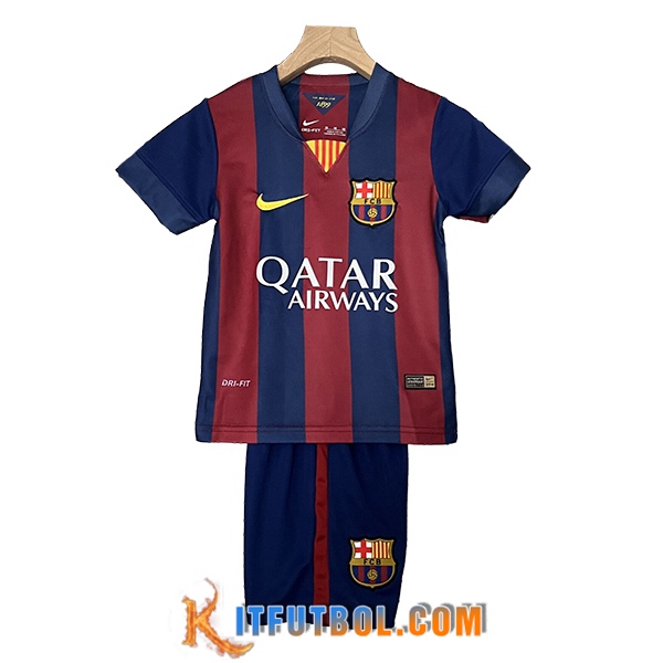 Camisetas De Futbol FC Barcelona Retro Ninos Primera 2014/2015
