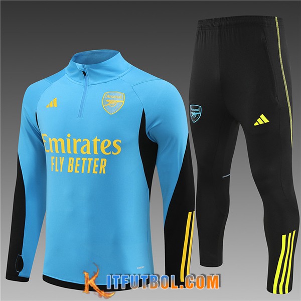 Chandal Equipos De Futbol Arsenal Ninos Azul/Negro/Verde 2024/2025