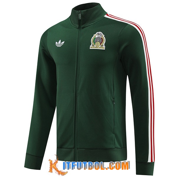 Chaquetas Futbol México Verde 2024/2025