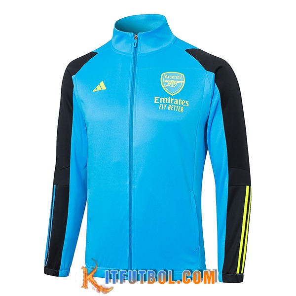 Chaquetas Futbol Arsenal Azul/Negro/Amarillo 2024/2025